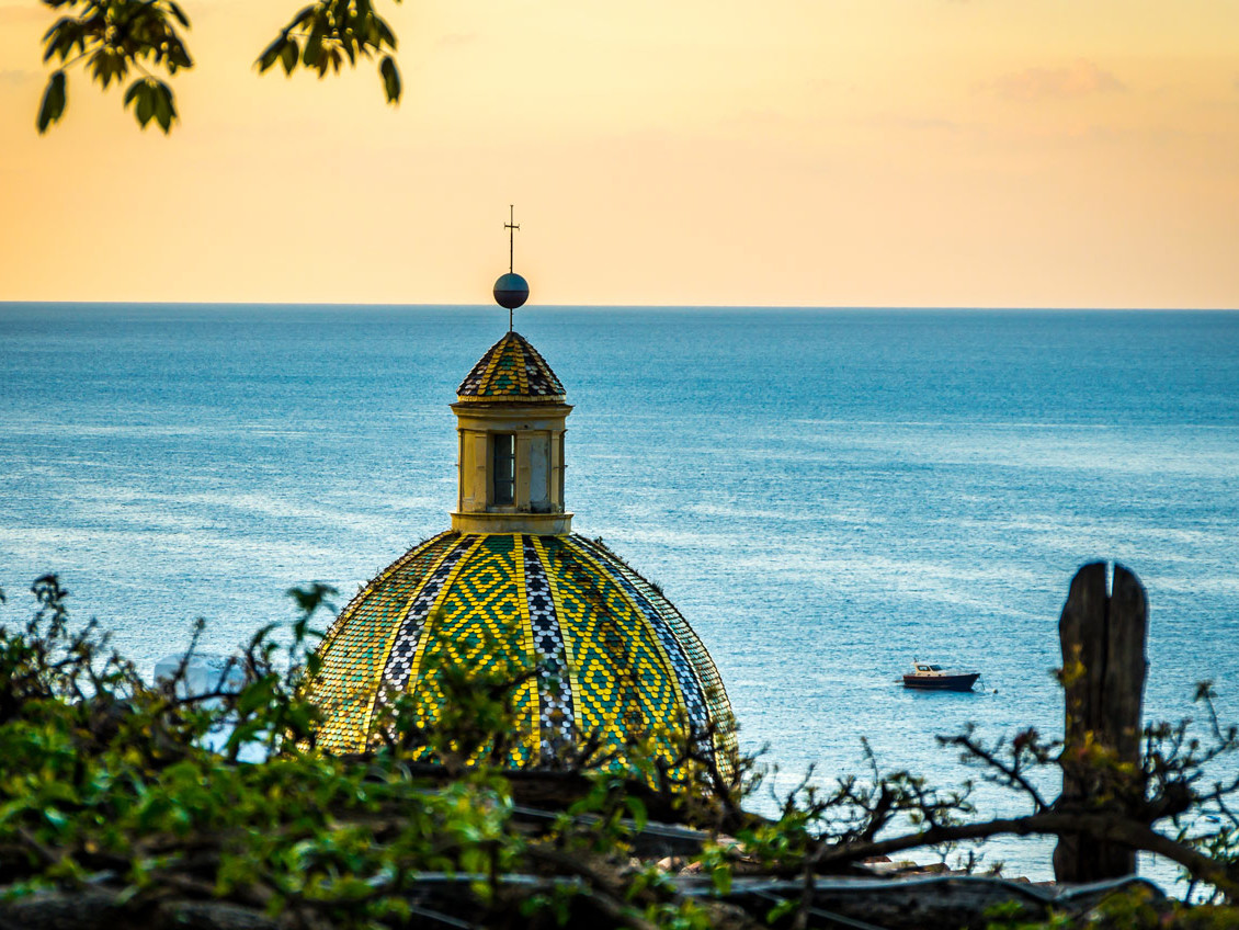 The majolica domes of the Amalfi Coast - Travel Amalfi Coast