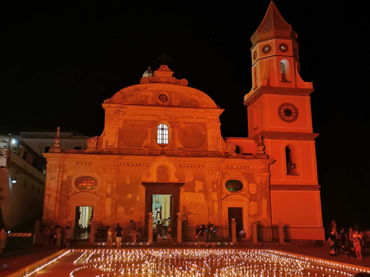 La luminaria di San Domenico a Praiano - Travel Amalfi Coast